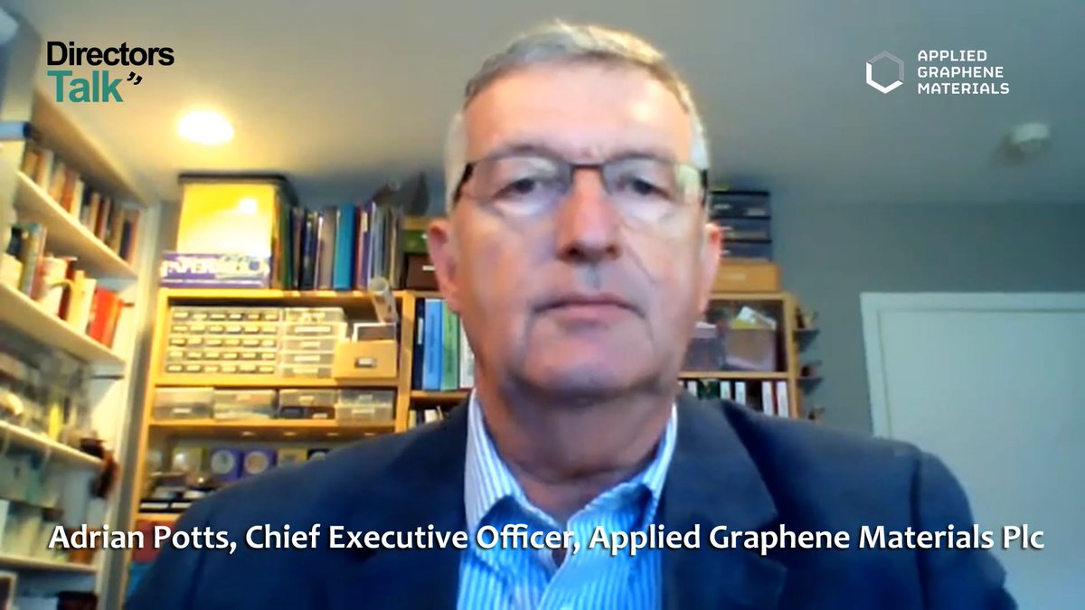 DirectorsTalk's tweet photo. 'Applied Graphene Materials CEO really excited for the future (VIDEO)'
Link: https://t.co/qH22HGcj3L
#AGM #graphenecoatings #graphenedispersions #coatings #composites #nanoplatelets #Genable #directorstalkinterviews https://t.co/NcyCD28i15