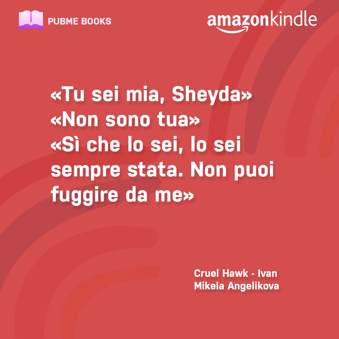 PubMe_it's tweet photo. 📕Ebook Online!
Un grande ritorno!

Titolo: Cruel Hawk - Ivan
Autrice: Mikela Angelikova
Collana: Darklove

Leggi subito:
https://t.co/R8p42965Wy

Torna Mikela Angelikova dopo l'incredibile successo di Crime Wolves - Aleksej.

#bestseller #ebook #top10 #pubme https://t.co/Q1dFbGN72s