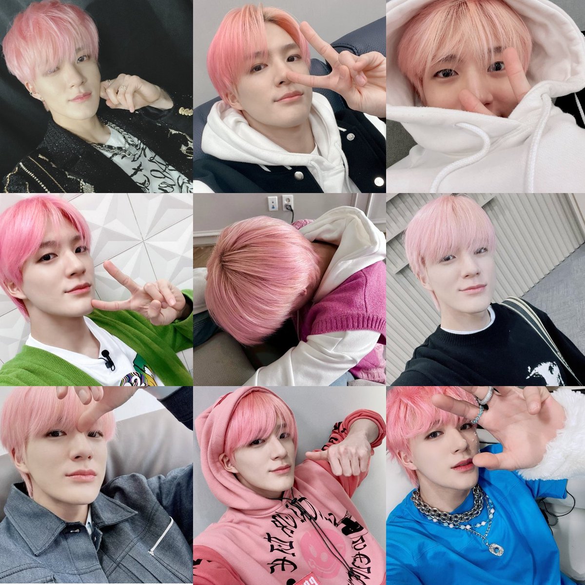 artaeoxo's tweet photo. un minuto de silencio por el pelo rosa de jeno, lo extrañaré demasiado :( https://t.co/8cLS8VdeyR