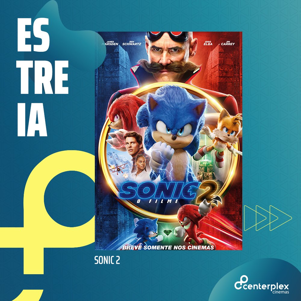 Centerplex Cinemas on X: Olha o Tio @marcioeli distribuindo algumas  cortesias para que vcs possam assistir ao filme Sonic 2 que está  espetacular! Não percam essa oportunidade! #Sonic2ofilme / X