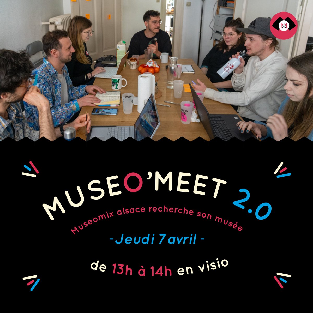 Vous voulez en savoir plus sur #Museomix ? 🤔
🌟 C’est aujourd’hui le jour-J pour notre super Museomeet ! 🌟
👉 Ca se passe en visio de 13h à 14h et pour vous y inscrire il vous reste encore quelques heures, et c’est par ici : forms.gle/ryz4KShuvv8oWd…
#museomeet