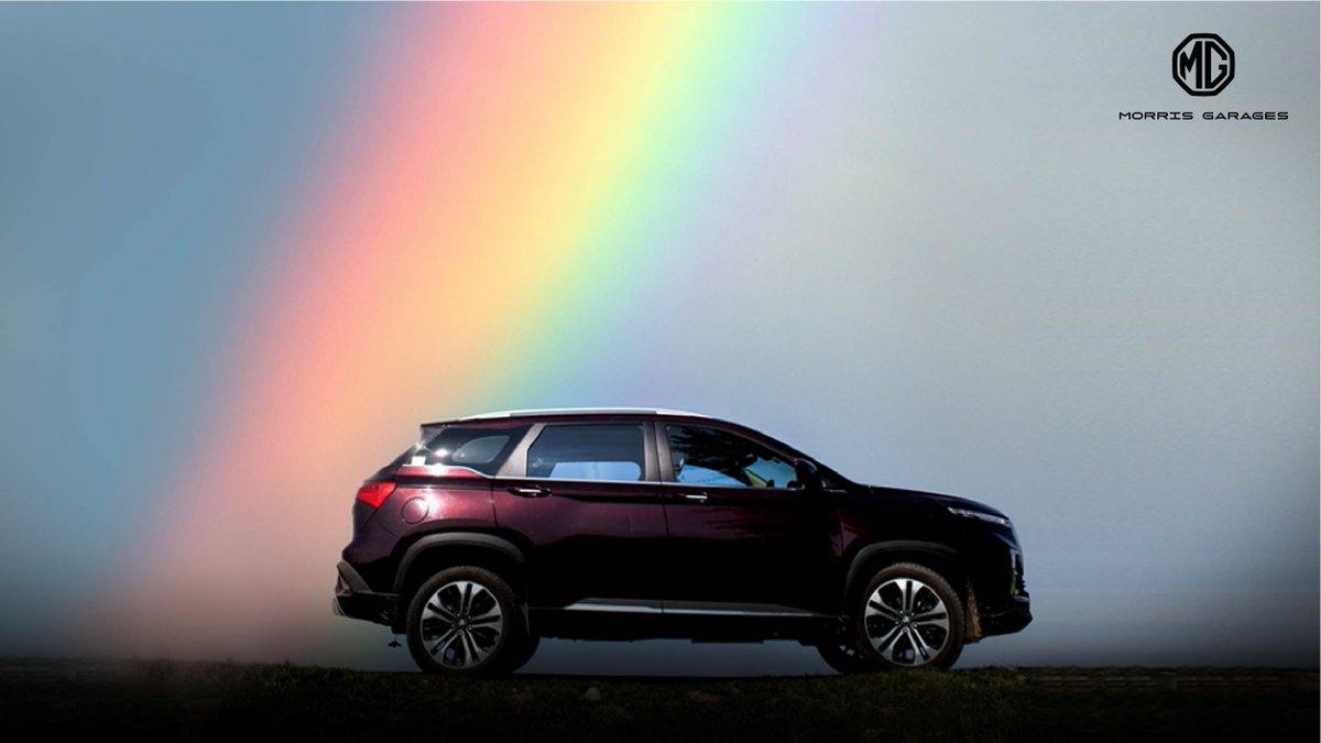 MGMotorIn's tweet photo. You are never too old to chase rainbows. #NothingLikeMG https://t.co/T7LFlU5hrK