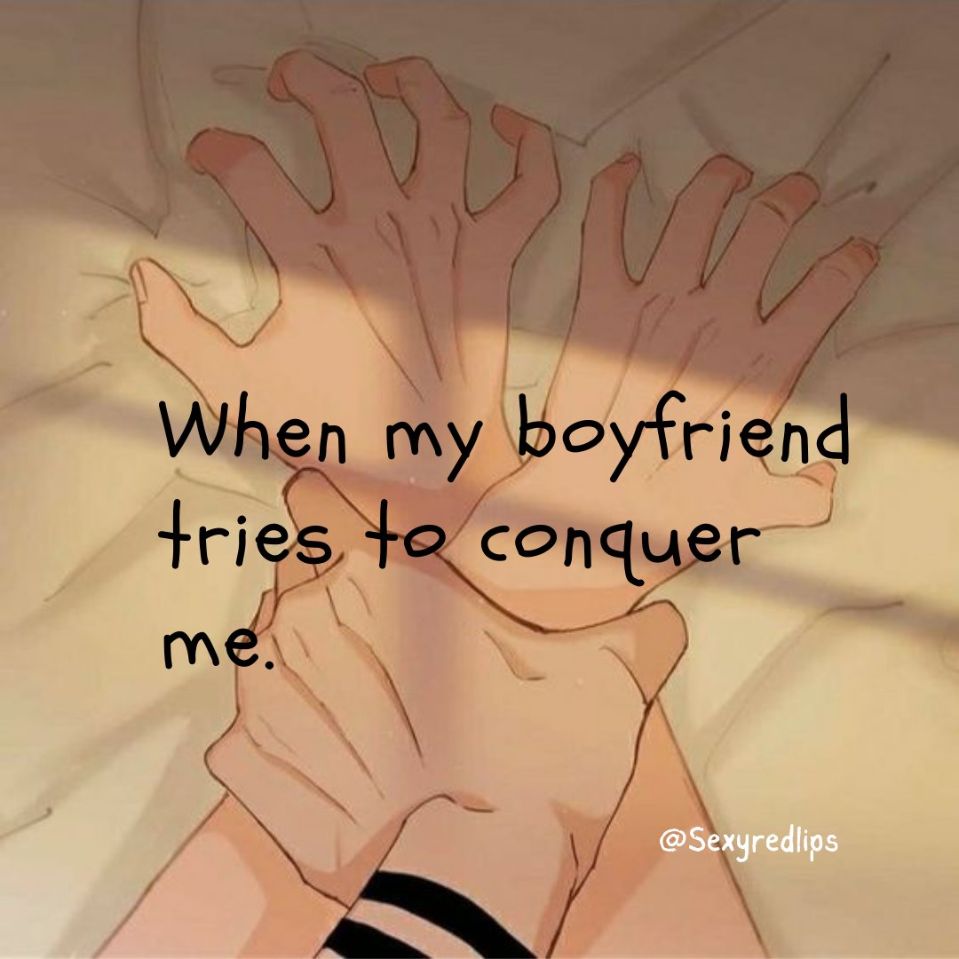 ShirleyAdult's tweet image. When my boyfriend tries to conquer me🥺🥺
#Sexyredlips #Couples #Relationship