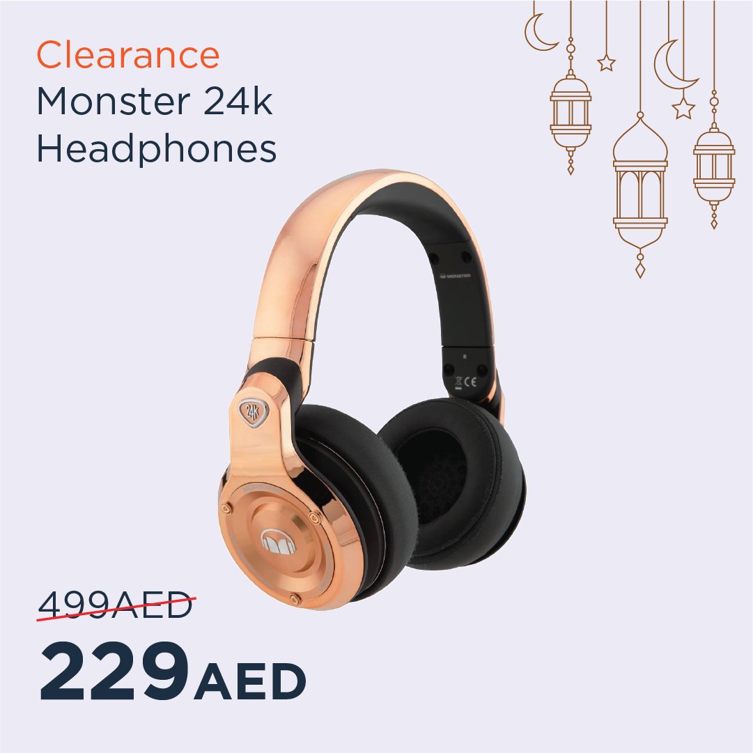 Clearance sale on Monster 24k Headphones🎛️🎧
buff.ly/3xbQmli
Buy today before the stock runs out.

#monsterheadphones #headphones #overearheadphones #djheadphones #wirelessheadphone #music #soundsystem #bluetooth #audios #bluetoothheadphone