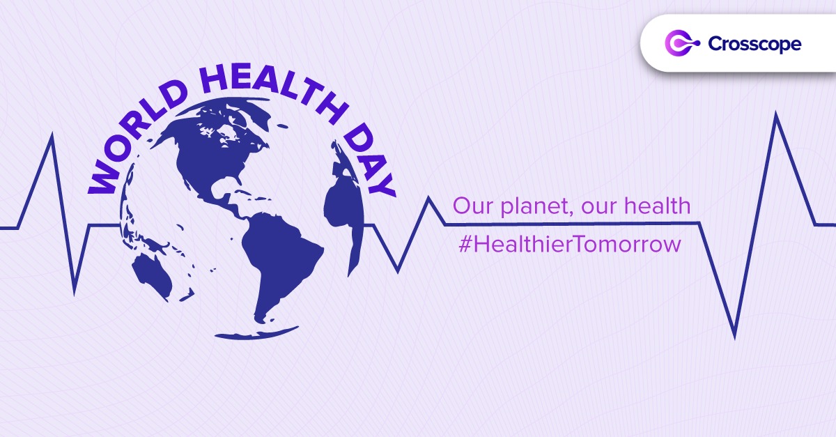 clarapath_inc's tweet photo. "We have only one planet, we need it and it needs us." This World Health Day Crosscope joins forces towards keeping each other and the planet healthy by fostering a movement to create societies focused on well-being.  
 #healthiertomorrow #WorldHealthDay2022 #pathologists https://t.co/54duwqJIlY