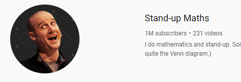 Cary Huang on Twitter: "@standupmaths Now you're at 1 million!!!!! 🎉🥳🎉🥳