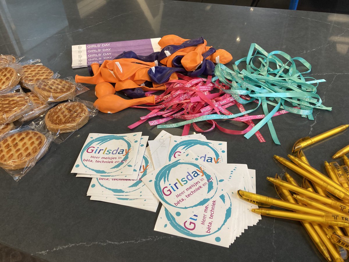 In Nijmegen is ⁦<a href="/Trebbe1911/">Trebbe</a>⁩ klaar voor Girls’ Day! We ontvangen leerlingen van het Montessori College. #Girlsday2022