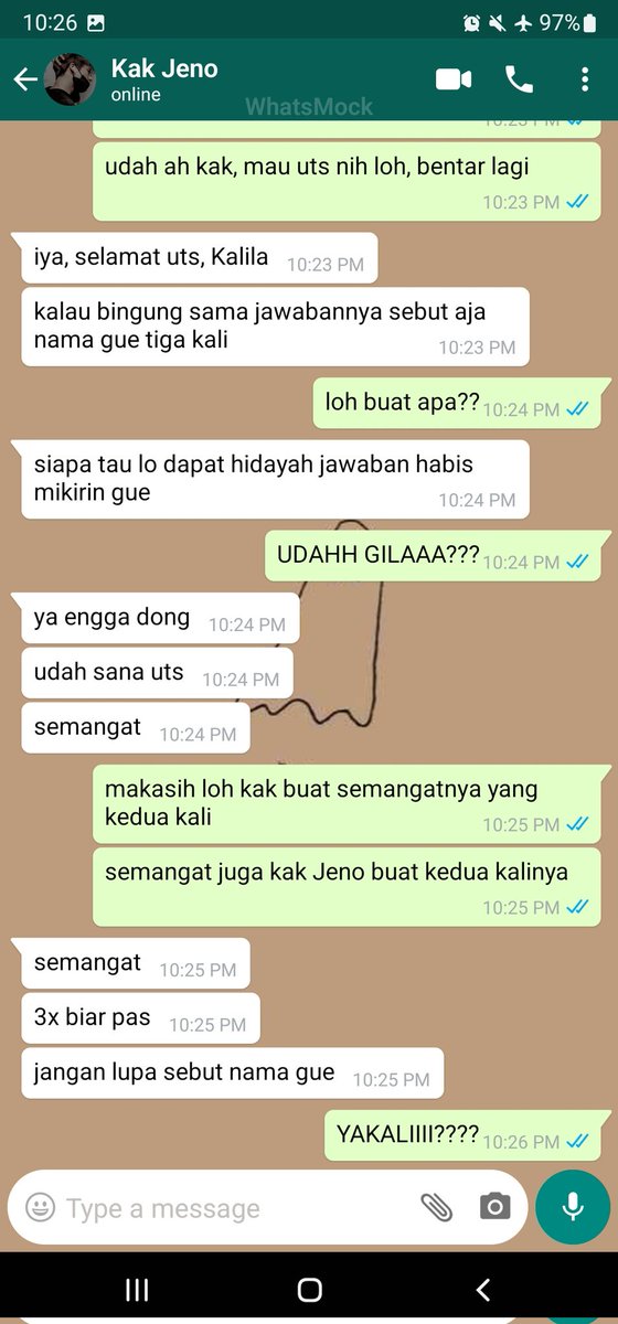 133. Selamat UTS, Kalila