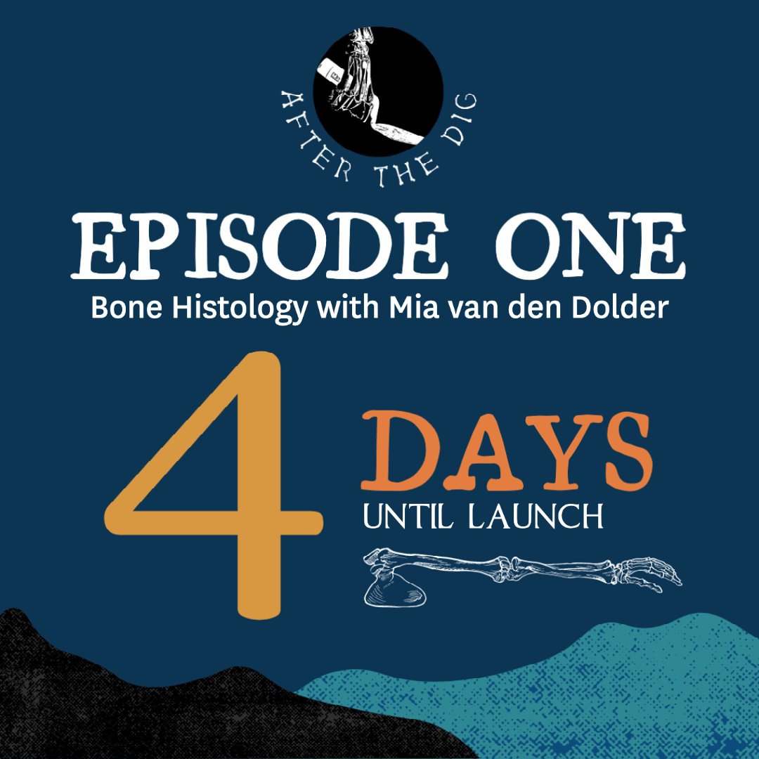 AfterTheDig's tweet photo. ⌛️ Only four days until Episode 1 of #AfterTheDig is released! We can't wait to share it with you all 🎙️😊 https://t.co/YdQB8Wktat