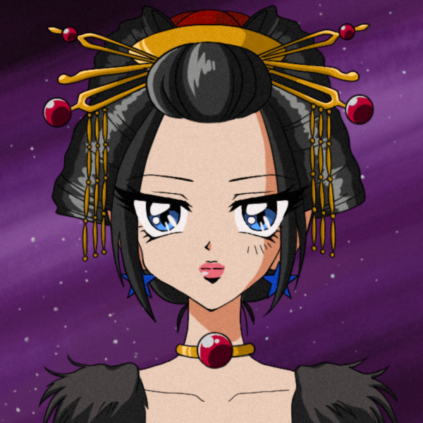 icechan_nft's tweet photo. Satomi makes her living in a "Yukaku" on the "planet Kyoto" in the Andromeda Galaxy.
She is the number one courtesan, but behind the scenes she is a government spy.
Today, she steals confidential information from her customers and runs the country from behind the scenes #GalTales https://t.co/0Q9I9jJpSj