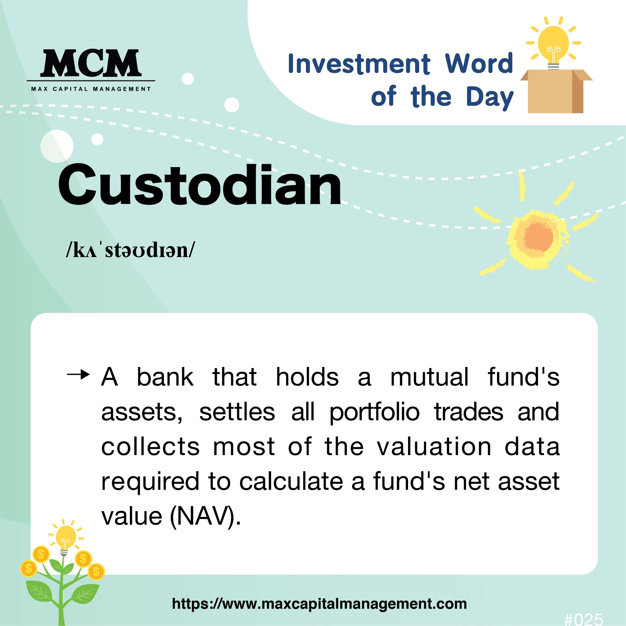 Max Capital Management Holding Ltd on Twitter "Investment words of the