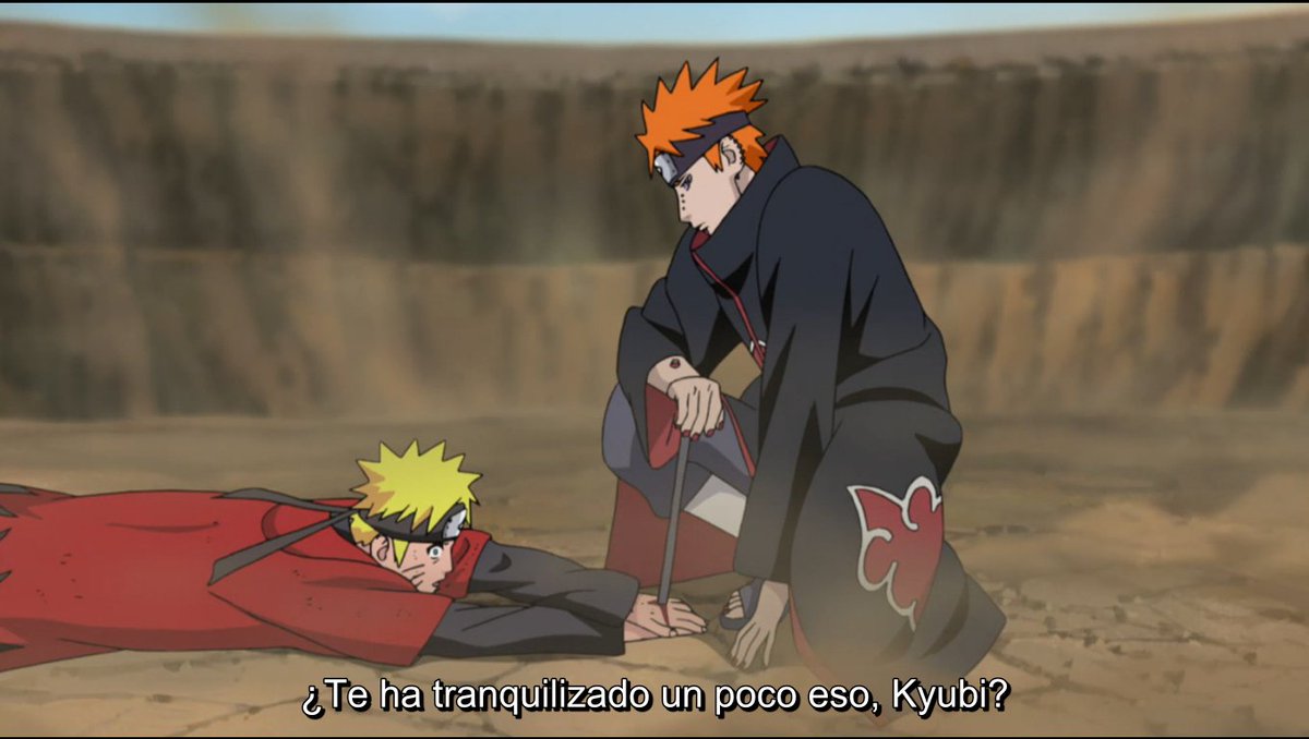Volví a ver el capitulo 164 de Naruto Shippuden, y a día de hoy sigue siendo de las cosas que mas me gustan del anime.

Toda esta secuencia de Pain explicando lo que hace y porque es simplemente genial.

No importa las veces que lo vea, siempre me provoca lo mismo, es excelente.+