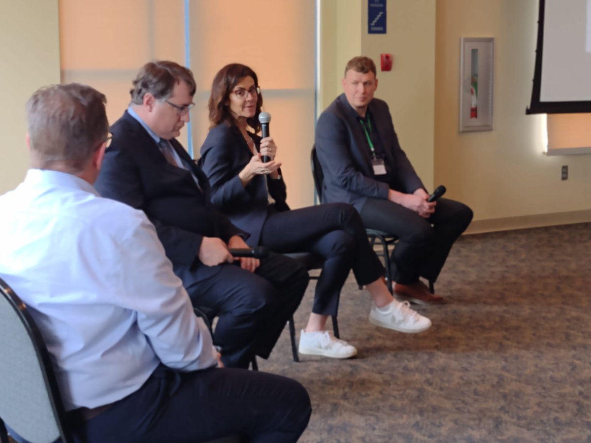 Orillion’s Anthony Sani moderating the panel on hot topics in global fraud with Tom Walker from AT&amp;T, Katie Gonzalez Gutierrez from BICS and Yann Le Roux from XINTEC.

#RAGNewOrleans2022 #RAG #conference
#riskandassurance