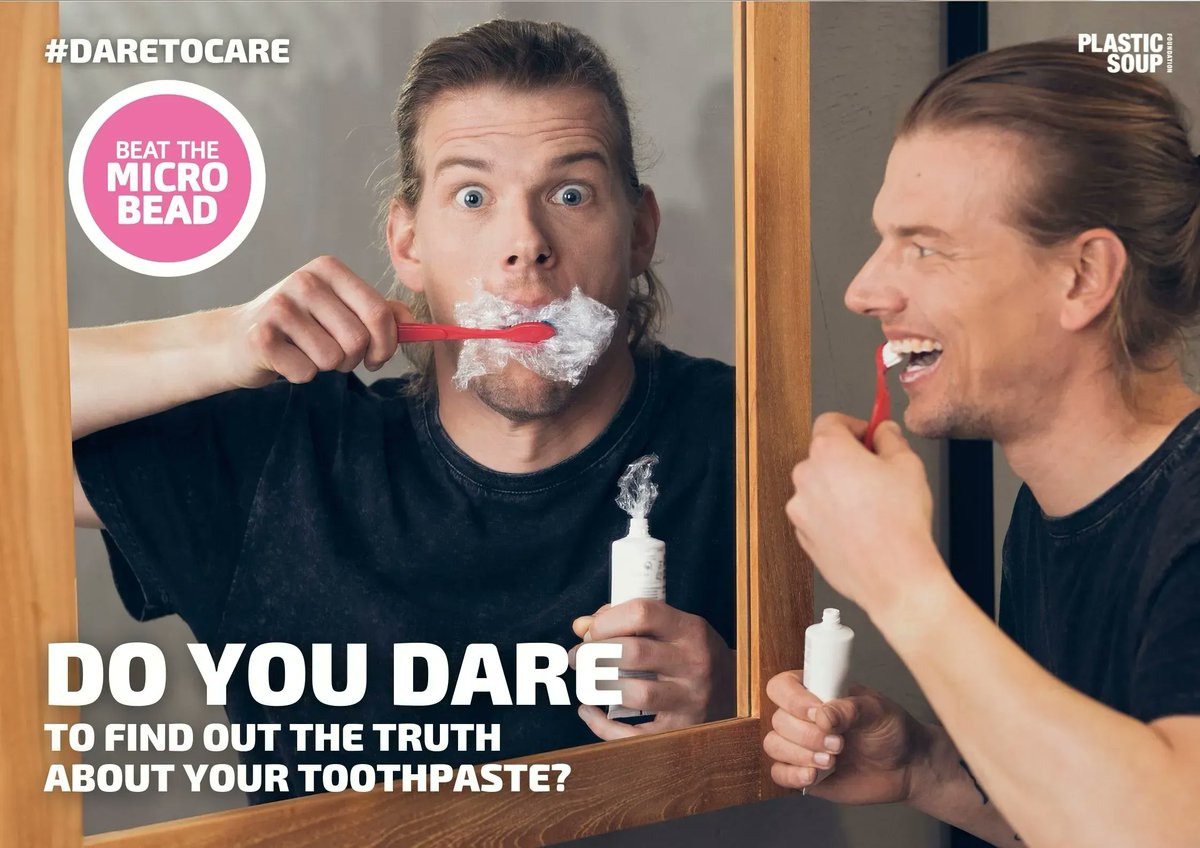 plasticsoupfoun's tweet photo. 📣 BREAKING! 9 out of 10 cosmetics from popular brands contain microplastics, we found in a new study 🤯 That can't be healthy for us or our planet.

You can change this with one click. 📝 Send a message  &amp; dare them to be microplastics-free! 👉https://t.co/dpoDPcLMoD
#DareToCare https://t.co/uOb423iaI4