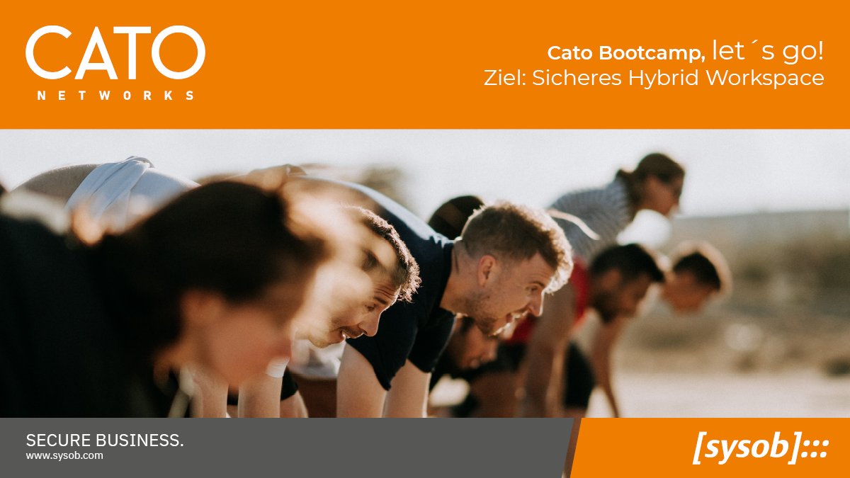 sysob's tweet image. Wie SASE, SD-WAN und SaaS die digitale Welt bereichern!

Jetzt anmelden zum @CatoNetworks Bootcamp:
bit.ly/368EIMA

26.04.2022
10 - 18 Uhr
München

#sase #hybrdcloud #sdwan #itsecurity #catobootcamp