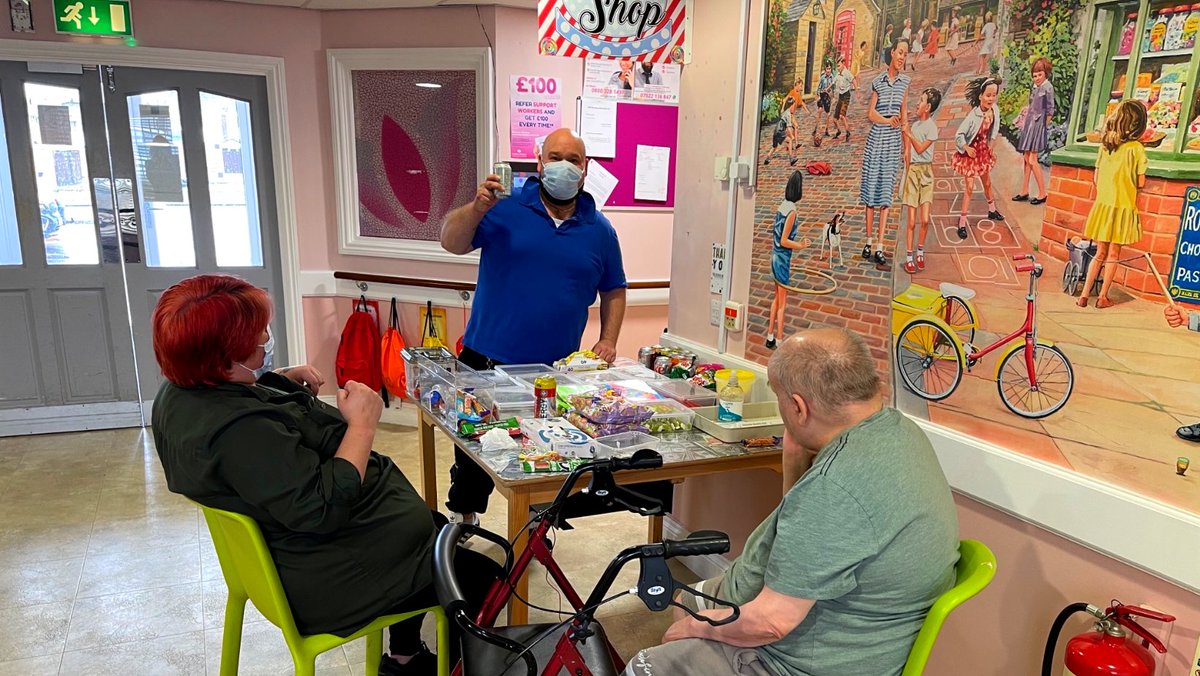 CarelineCare's tweet photo. Wonderful day opening the tuck shop at Deneside Court. You could hear "Come on down, the price is right!" through the corridor as sweets were sold all day!

What a brilliant way to lift spirits when the weather was gloomy last week. 🥳 https://t.co/SlGzn5Jsts