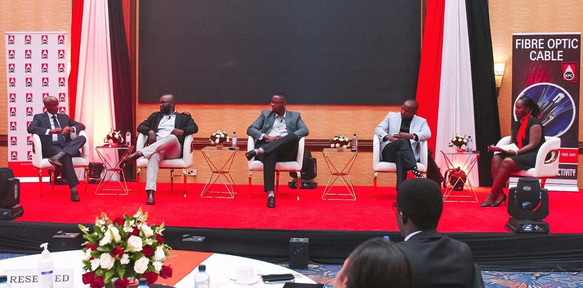 StandardKenya's tweet photo. A panel discussion on Fibre optic cables during @Kenyapipeline Fibre optic launch. #redefiningconnectivity https://t.co/WZ7RcwHah9