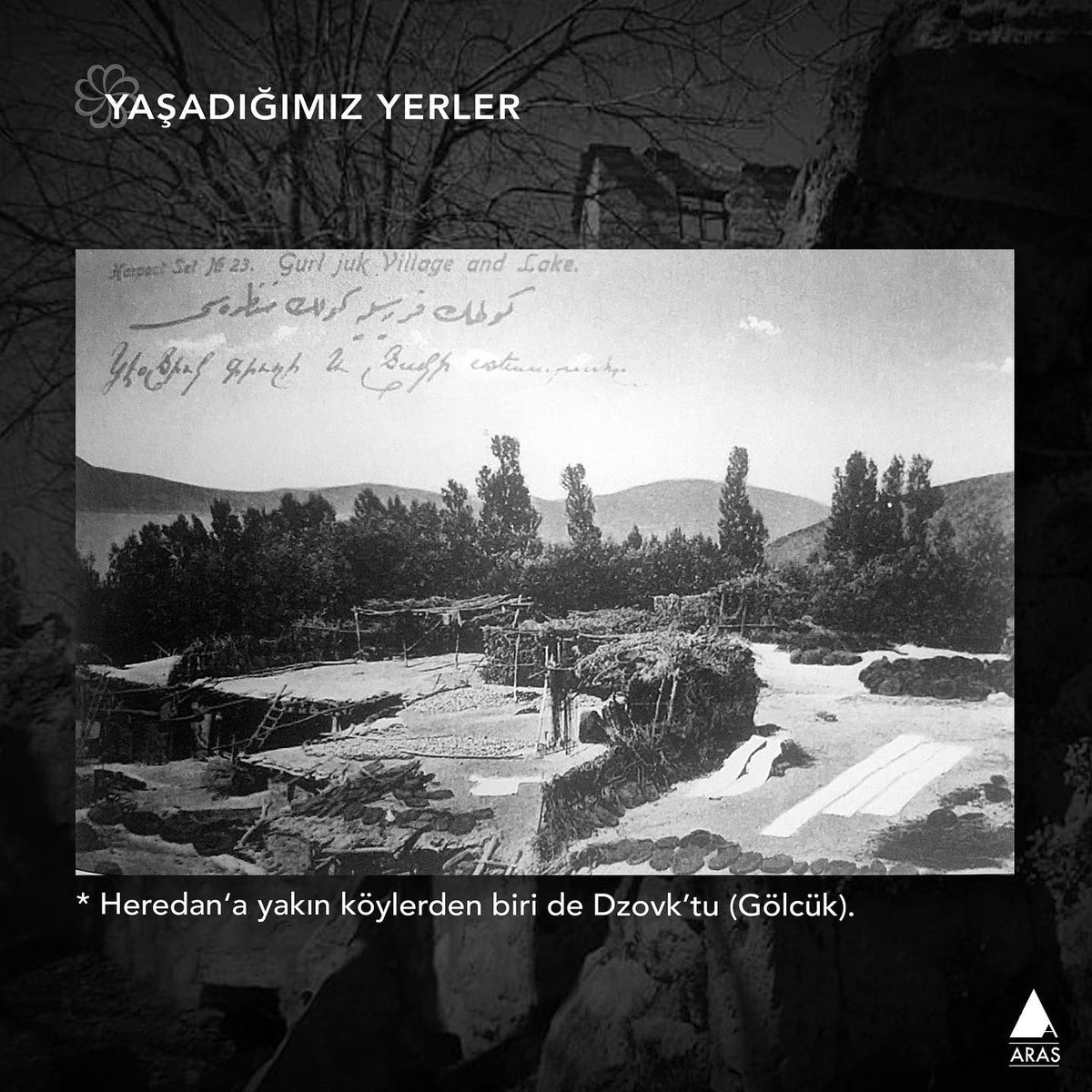 arasyayincilik's tweet photo. Bugün vedalaşacağımız Mıgırdiç Margosyan’ın babası dişçi Sarkis, terk etmek zorunda kaldığı köyü unutulmasın diye, minik oğlu Mıgırdiç’e “Söyle Margos, nerelisen?” diye soruyor ve aldığı her “Heredanli” cevabıyla mutluluktan uçuyordu. Yaşadığımız Yerler’de, Heredan’a gidiyoruz. https://t.co/RsVCFNxsZU