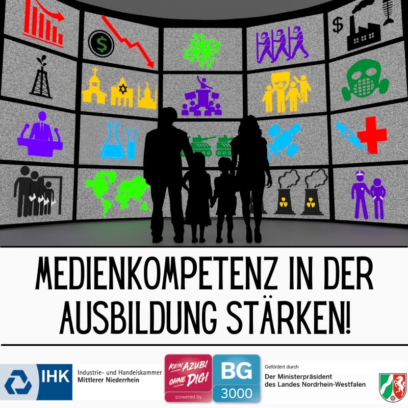 Die praktische Anwendung von digitalem Knowhow findet in den Betrieben statt. Daher muss die Stärkung der Medienkompetenz auch ein Baustein der hauseigenen Ausbildung sein und darf nicht nur den Berufsschulen überlassen werden! #Medienkompetenz #Digitalisierung