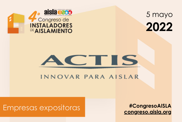 👉 La empresa de aislamiento <a href="/ACTIS_IBERIA/">ACTIS AISLAMIENTO</a> será uno de los más de 20 expositores que participarán con demostraciones y micro-formaciones en #CongresoAISLA:aisla.org/expositores-co…