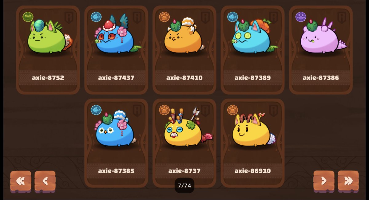 Jihoz_Axie's tweet photo. A selection of my Axies:

Love my Triple Japanese here. https://t.co/bD0knqIk6v