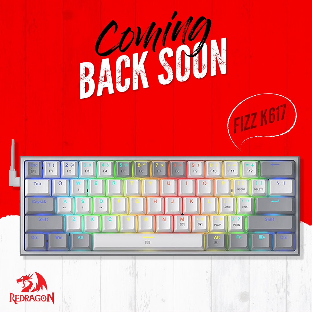 IndiaRedragon's tweet photo. We are loving our FIZZ K617 keyboard! A highly in demand item ✨is now coming back soon. Stay Tuned, stay updated!!
#redragonindia #fizzk617 #fizz #gamingkeyboard #keyboard #comingbacksoon #StayTuned https://t.co/RS6eb20GP3