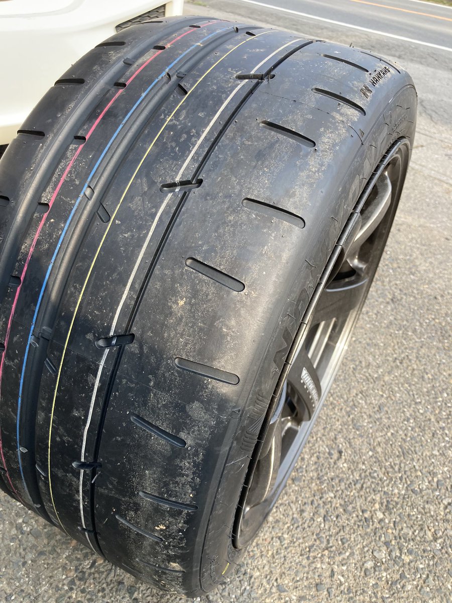 というわけで、ででんっ。 NANKANG CR-S 265/35R18を10.5Jに組んでみ