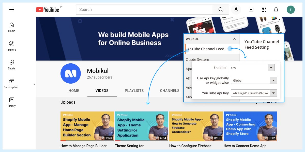 Show the latest #Youtube #feeds directly on your #Magento 2 store

- Watch of latest Youtube feeds 
- Increases user engagement
- Customers can subscribe channel without leaving the website.

Add this feature to your website in just one click 👉store.webkul.com/magento2-youtu…