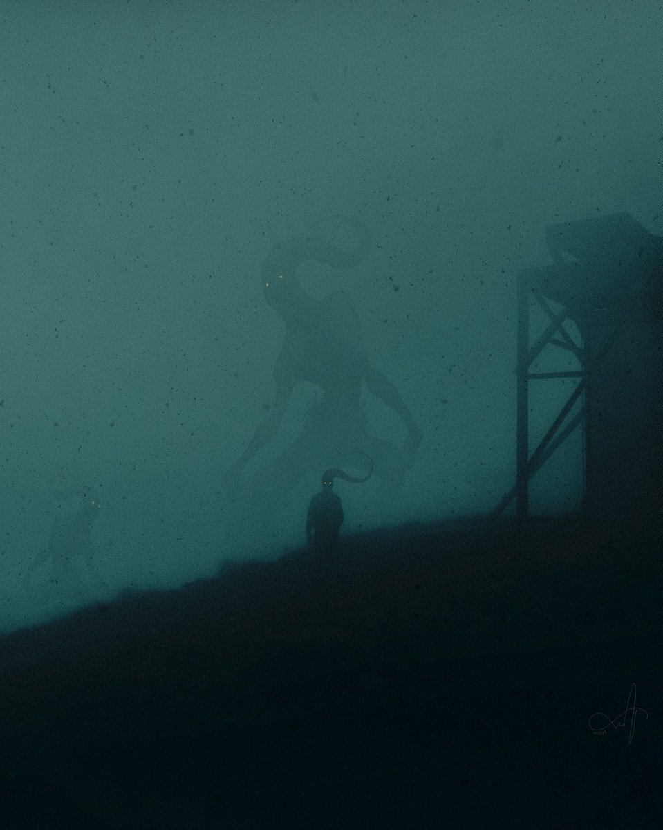 artmustafi's tweet image. Death area, fog and fear.

Always go without return, and all of us know what fate is.

Good morning family, have a nice Thursday 🖤
#dark #fog #surreal #darkart #darkplace