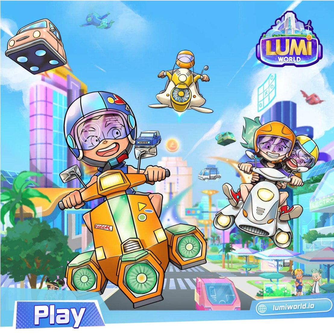LumiworldGame's tweet photo. 🛵VEHICLES 
📍Travel the endless city in your own car. Customize your car for that unique look🛴🛺🏍
https://t.co/YjZlNqP5tv

#nft #lumiworld #cryptogame #playtoearn #gamefi #metaverse #P2E #nftgame https://t.co/tnVqHEzDZS