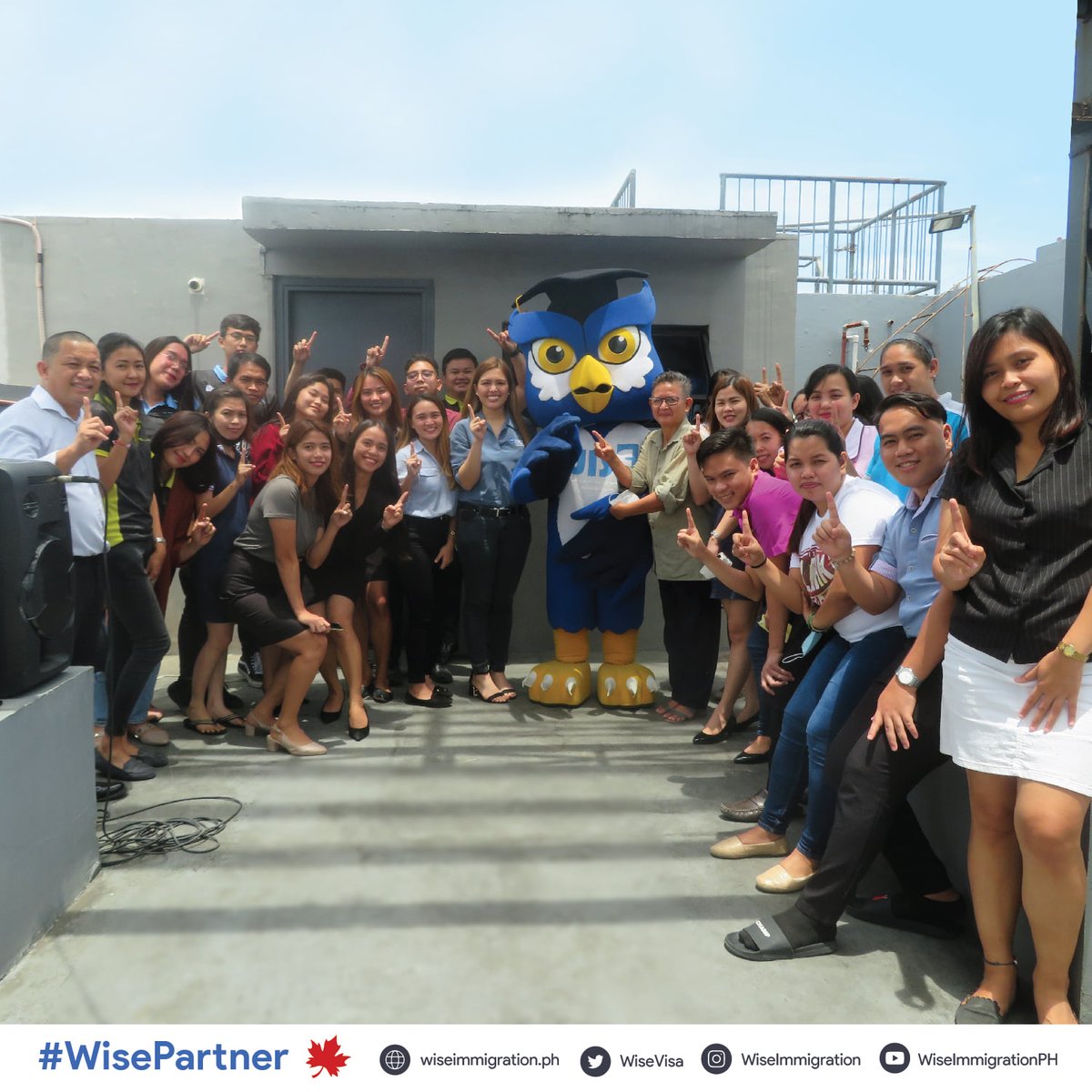 WiseVisa's tweet photo. Meet the Team, Owly and Ms. Divine of Niagara college๐
Programs for September 2022 and January 2023 intake are still open, contact us now and reserve your seat.
#ThinkVisaThinkWise
#Wise11
#WiseImmigrationNiagaracollege https://t.co/734wcDRo6s