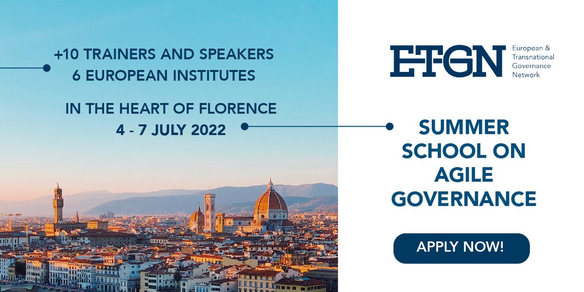 How to use #AI and #bigdata in government? 

Learn from experts from  <a href="/OECDgov/">OECD Governance</a> &amp; European Transnational Governance Network.

📆 4-7 July
📍 #Florence.
🔗Apply! loom.ly/WZaGF4E

<a href="/alexstubb/">Alexander Stubb</a> <a href="/profAndreaRenda/">Andrea Renda</a> <a href="/kenamaeshi/">Kenneth Amaeshi</a> <a href="/gpapak/">Papaconstantinou G</a> <a href="/cameranashraf/">Cameran Ashraf, Ph.D. | کامران اشرف</a> <a href="/jones_lucia/">jones_lucia</a> @OlafOsica #ExEdEUI