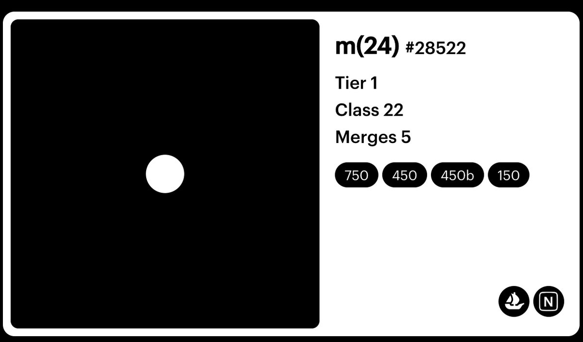 Any buyers?

This currently qualifies multiple criteria for mass.black so can fetch 2 MATTER* tokens 

<a href="/muratpak/">Pak</a> 

#merge #NFTCommunity #NFT #Ash #Matter 

opensea.io/assets/0xc3f8a…