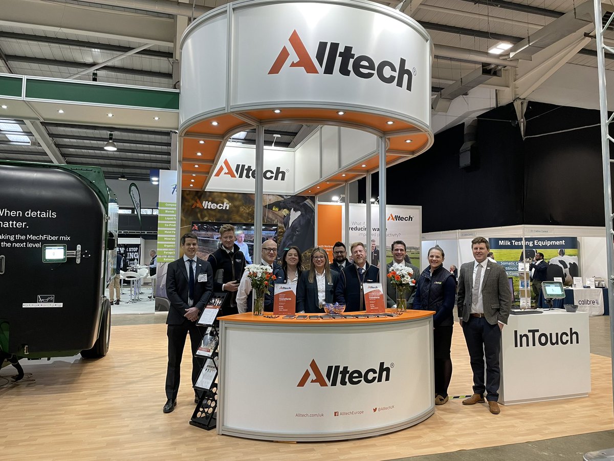 AlltechUK's tweet image. Our team are all ready at @DairyTech! We can’t wait to see you all, come by our stand in Hall 1 and chat to us about reducing #feedcosts, improving #feedefficiency and more! #DairyTechUK