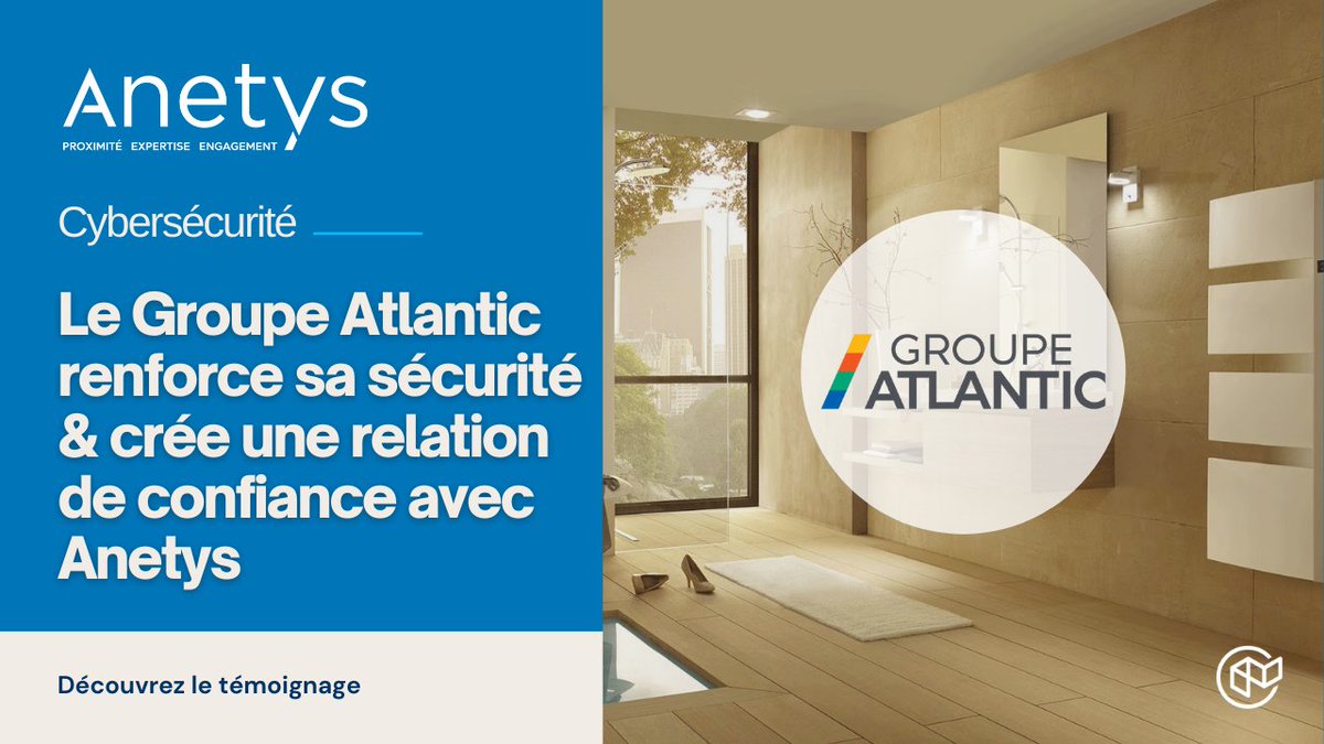 [Retour d'expérience]
Touché par une #cyberattaque de grande ampleur, le <a href="/GroupeAtlantic/">GroupeAtlantic Spain</a> a fait appel à <a href="/Anetys_FR/">Anetys_FR</a> pour redémarrer dans de bonnes conditions le #système #informatique de ses usines et ses plateformes logistiques ➡️ lnkd.in/eFfVpc_8.