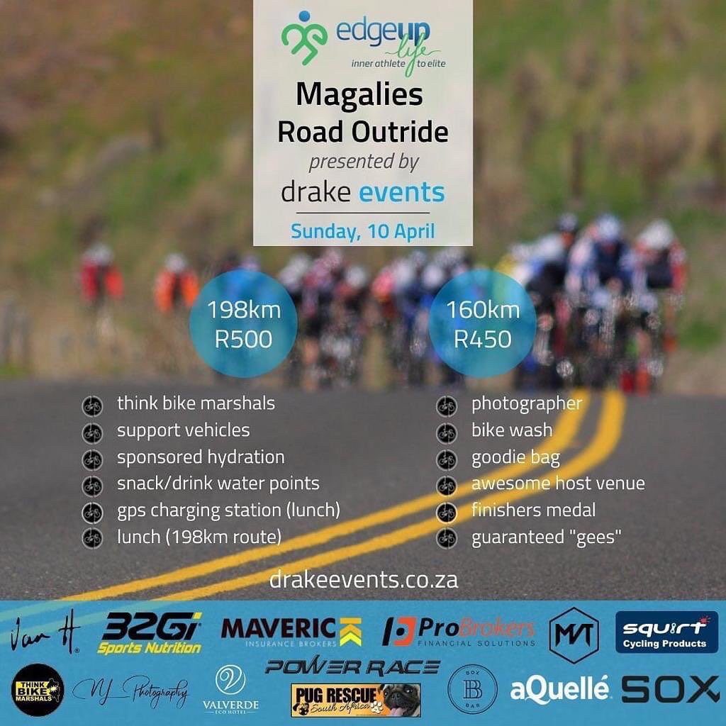 ReinvanRensburg's tweet photo. 📢 📢 Looking for a fun challenge on the road this weekend. Come to join me and the crowd of @drakeevents this Sunday for an outride from Valverde to Magaliesberg and back!! https://t.co/JVAgtIr1Qn
