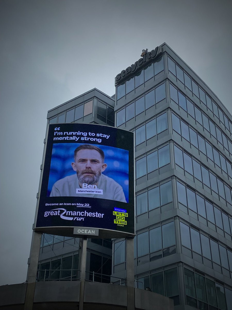 Over the moon to have been selected as a ‘Manchester Icon’ in this years <a href="/letsdothisrace/">LET'S DO THIS</a> campaign for the Manchester <a href="/Great_Run/">Great Run</a>. 

So much more to come, but you may have seen my mug on a few screens and billboards in town 🤯