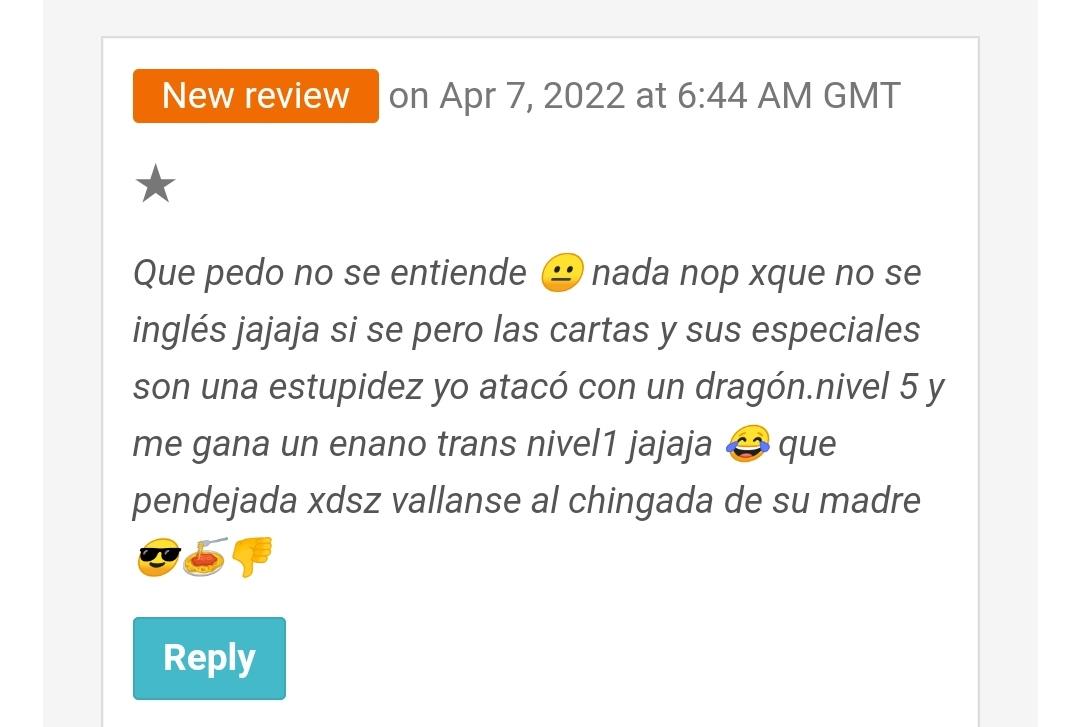 ¿Qué le respondo a esta review? 🤣