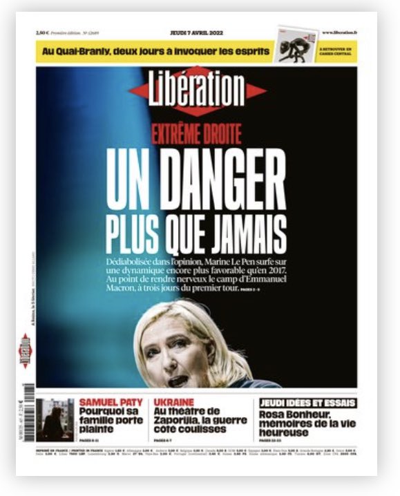 L’extrême-droite n’a pas changé. Elle demeure dangereuse pour notre #Republique et pour la #Democratie. ⁦<a href="/libe/">Libération</a>⁩