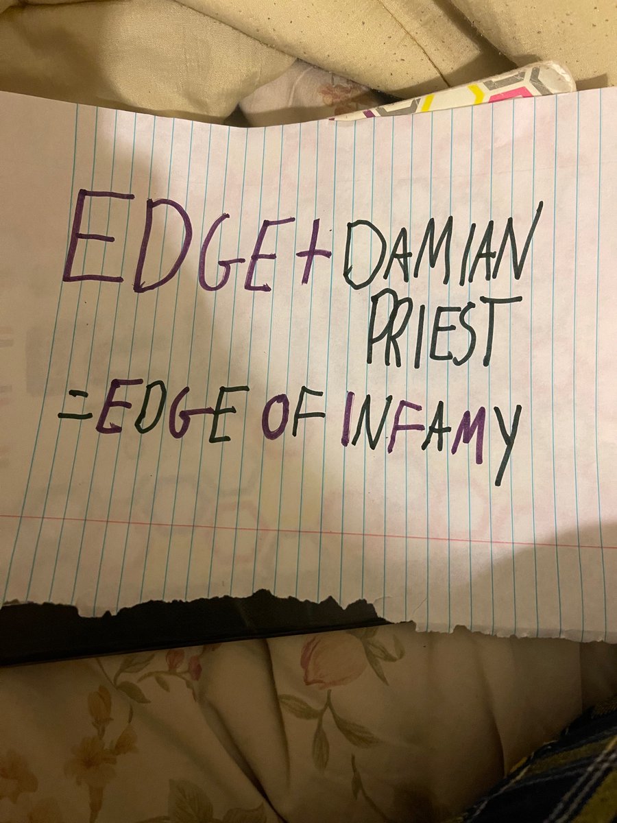 jackie_ellis3's tweet photo. I hope you guys like my Writing in black and purple. @EdgeRatedR and @ArcherOfInfamy #edgeofinfamy https://t.co/gYrScj3Kvh