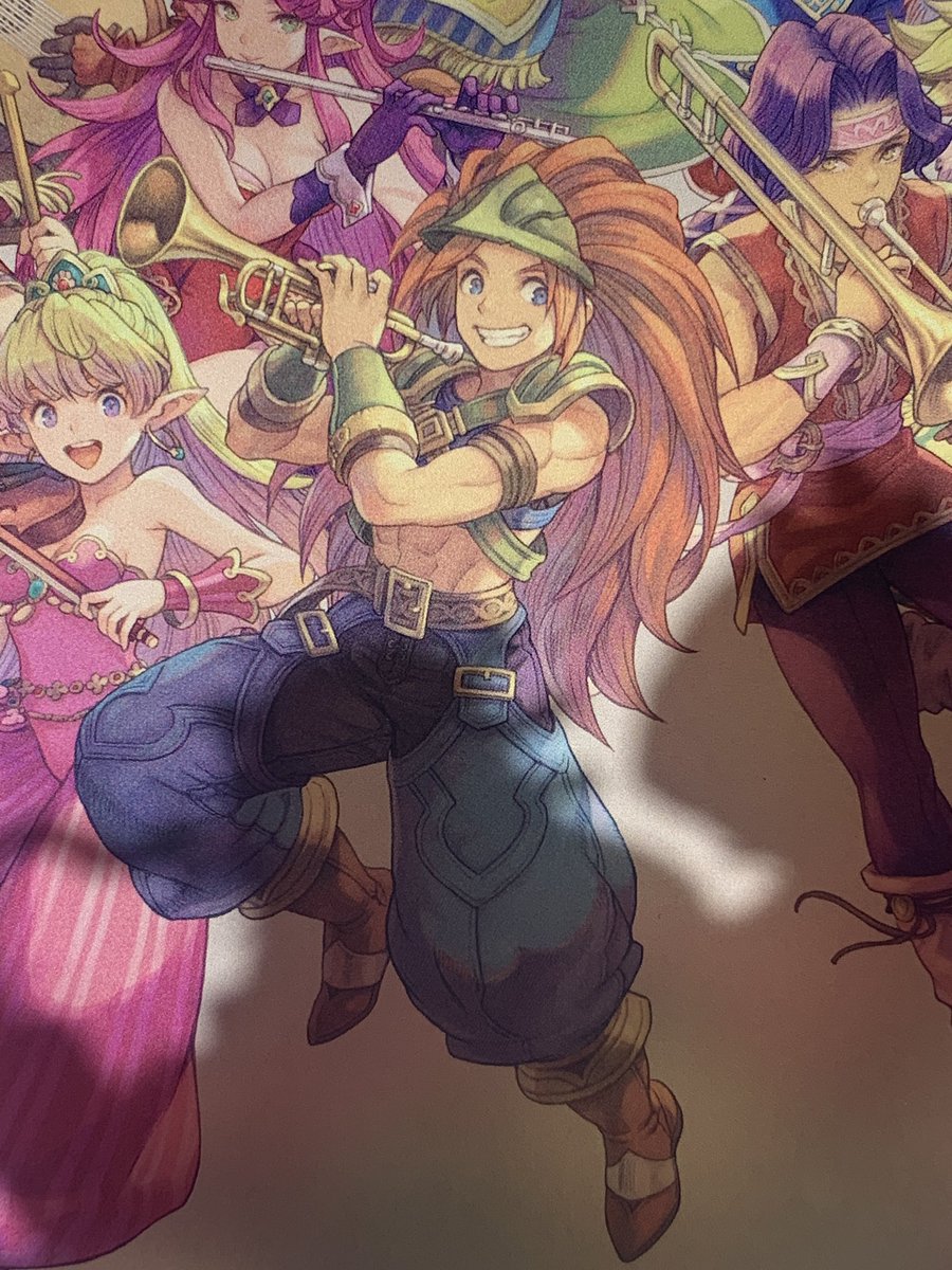 オケコンのアクリルプレート再び組んで眺めてたら気づいたんだけどLoM主人公たちに隠れてる部分もちゃんと描かれてた
ホークアイとデュランなんて腰から下ほとんど隠れてるのに全身描かれてた… 