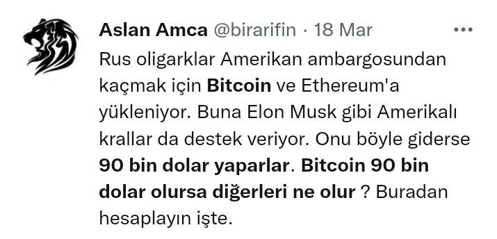 birarifin1983's tweet image. Elon Musk, Bitcoin'in 90 bin dolar olacağını söylemiş. Kral böylelikle beni doğruladı. Benimle aynı rakamı vermesi de güzeldi. Ben size dünyayı yöneten o kralların o baronların planlarını anlatıyorum. Bu borsada olanlar gözlerini kapatıp beklesin. İşin sonunda mutluluk var.