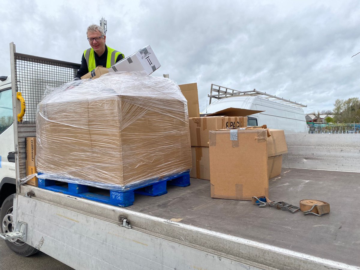 Thank you again to everyone who donated goods to our collection hub for the Ukraine Humanitarian Appeal. Our 2nd load is now on its way.