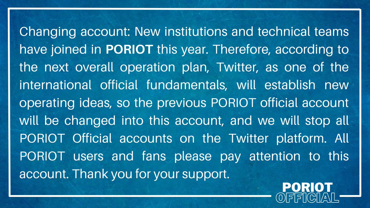 PORIOT OFFICIAL tweet media