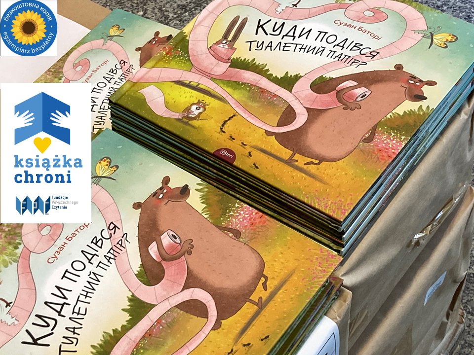 thanks to @Esteri @susanbatori publishing house we have more books to give to Ukrainian kids in Poland! help us at fpc.org.pl @tvn24 @FaktyTVN @TVP_Kultura @OnetWiadomosci @RonCharles @jkosullivan1 @aprilaustin