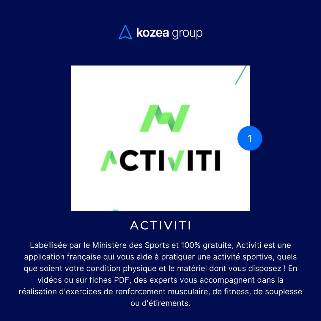 Kozeagroup's tweet photo. 👉 Découvrez les 3 solutions e-santé qui nous ont marqué ce mois-ci avec @Activiti_fr, OdySight (de @Tilakhealthcare) & #Komunity !
#esanté #application #app https://t.co/SuKjlFVZKy