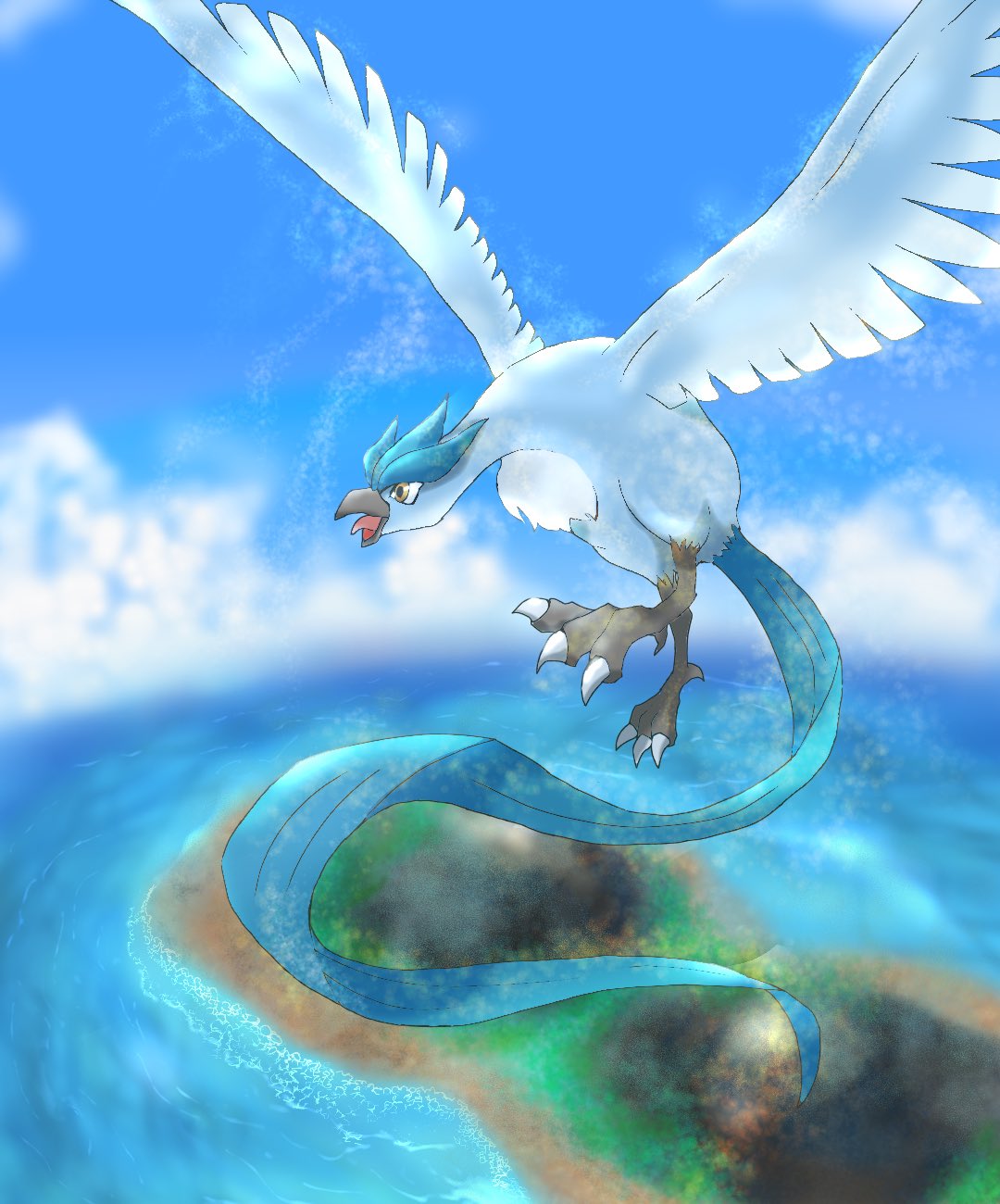 スタ びー 双子島のフリーザー Pokemon ポケモンイラスト T Co Wkfuusp9rq Twitter