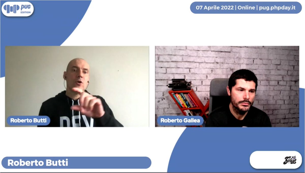 grusp's tweet photo. Iniziamo con Roberto Butti @RmeetsH e il suo talk "Perchè PHP?"
#phpdayPUGed #phpdayPUGedition #php #phpday https://t.co/8q1HYgNCGQ