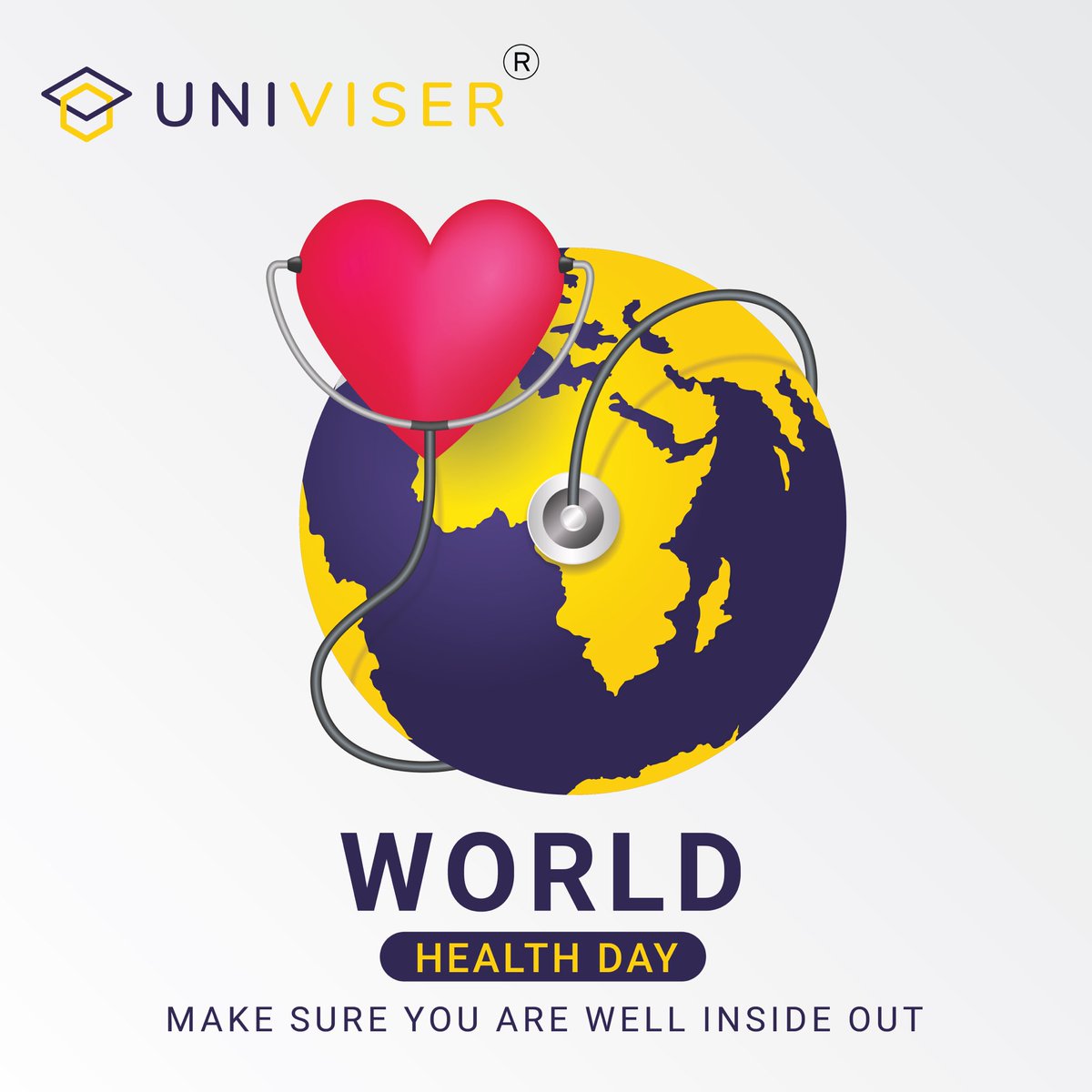 univiserio's tweet photo. Let today serve as the perfect reminder to check up on yourself! Wishing everyone an abundance in health - from us at Univiser to you. #WorldHealthDay2022 https://t.co/7sJFi4h5Yr