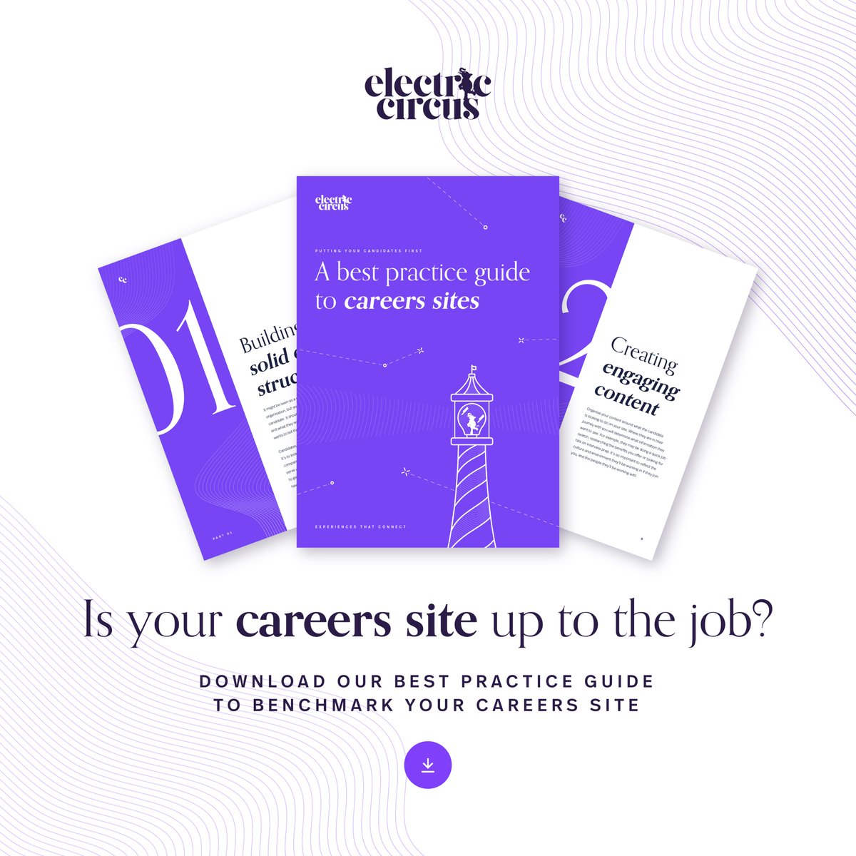 Electr1cCircus's tweet photo. Is your careers site working hard enough?  Whether you're struggling to attract candidates or need to reduce the volume, our careers site best practice guide will help you spot where your site might need some tlc.  Get it here: https://t.co/ohguXvmohj #recruiting #recruitment https://t.co/hsEZXvE9nK
